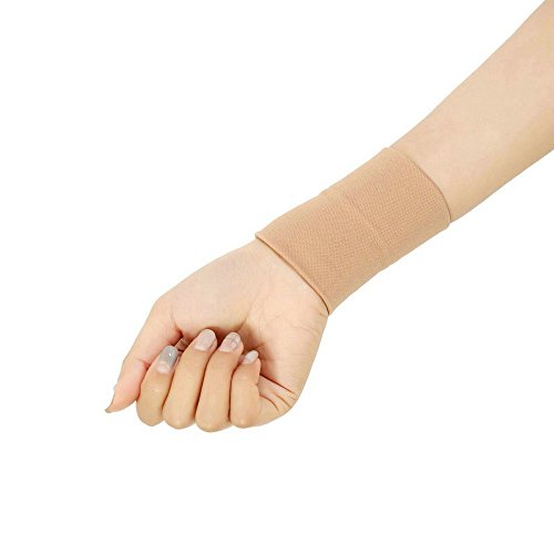 Product Cover Black/Skin Forearm Tattoo Cover Up Wrist Brace Compression Sleeve Carpal Tunnel (1 pcs) (M, Skin)