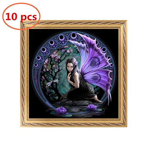 Product Cover Fang sky Embroidery Beauty 5D Diamond Painting Cross Stitch DIY Craft Home Decor Gift