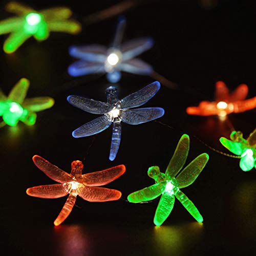 Product Cover Impress Life Decorations String Lights, Dragonfly Plus Fairy Lights Battery-Powered Silver Flexible Wire 10 ft 30 LEDs with Remote for Indoor Outdoor DIY Home Office Birthday Wedding Party Ornamental