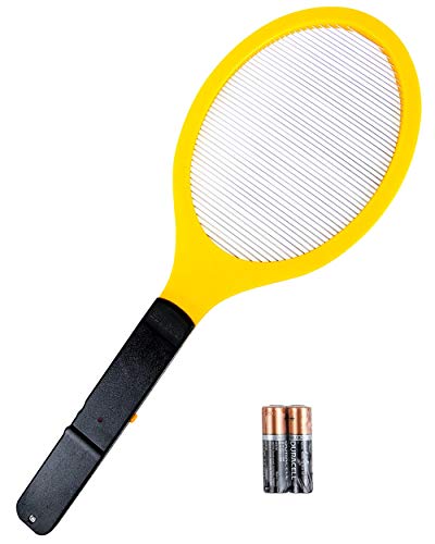 Product Cover Elucto Large Electric Bug Zapper Fly Swatter Zap Mosquito Best for Indoor and Outdoor Pest Control (2 DURACELL AA Batteries Included)