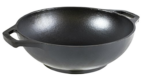 Product Cover Lodge 9 Inch Cast Iron Mini Wok w/ Loop Handles