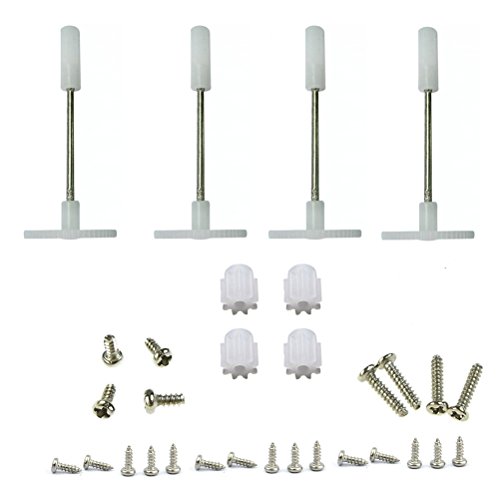Product Cover XiaoPengYo Spare Parts Gear + Motor Gear & Mounting Screws Compatible for Syma X5 X5C X5C-1 X5SC X5SW X5SC-1 X5SW-1 X5HC X5HW X5UC X5UW Quadcopter