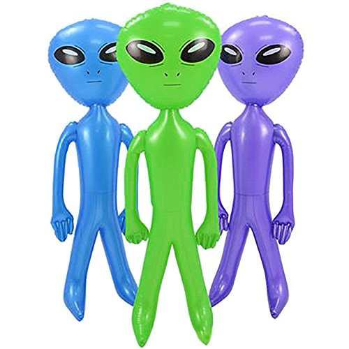 Product Cover SNInc. Large Inflatable Alien Party Decoration - 1 Alien Inflate Random Color