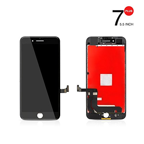 Product Cover PassionTR Iphone 7 Plus 5.5 Inch Screen Replacement LCD Digitizer Full Assembly in Black