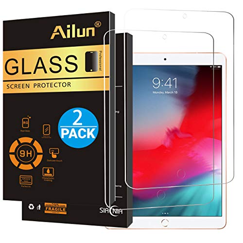 Product Cover Ailun 2Pack Screen Protector for iPad Pro 10.5 2017 iPad Air 3 2019 10.5 Inch Tempered Glass 9H Hardness Apple Pencil Compatible Ultra Clear Anti Scratch Case Friendly