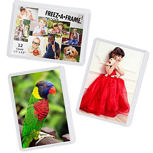 Product Cover 12 Pack Magnetic Wallet Picture Frames Holds 2 1/2
