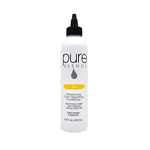 Product Cover Pure Blends Hydrating Color Depositing Conditioner, Sun Light, Medium, Dark Blonde, 8.5 oz.