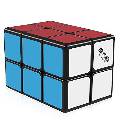 Product Cover D-FantiX Qiyi 2x2x3 Cuboid Cube, 223 Speed Cube Twisty Puzzle (Black)