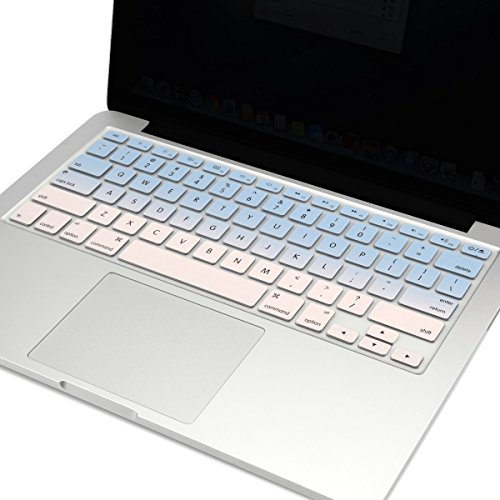 Product Cover TOP CASE - Faded Ombre Keyboard Cover Skin Compatible with MacBook 13