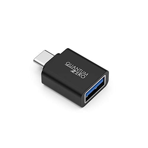 Product Cover QuantumZERO USB 3.1 Type C to USB-A Converter Adapter [with OTG Support]-Black