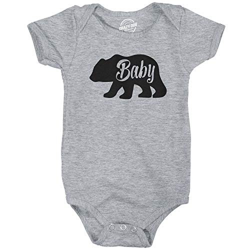 Product Cover Baby Bear Funny Infant Shirts Cute Newborn Creeper for Family Bodysuit