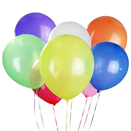 Product Cover Latex Balloons Bulk (160 Piece) 8 Color Party Balloons by LD Goods