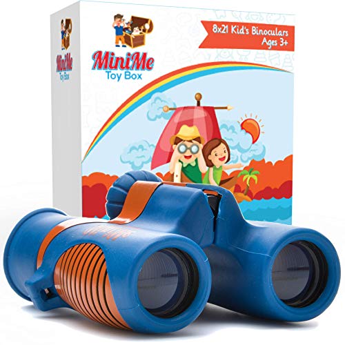 Product Cover MiniMe Toy Box Kids Binoculars Best for Bird Watching, Outdoor Learning, and Camping - Shock Resistant 8x21 Magnification - Lightweight, Compact and Easy To Focus, Great Toys for Girls and Boys