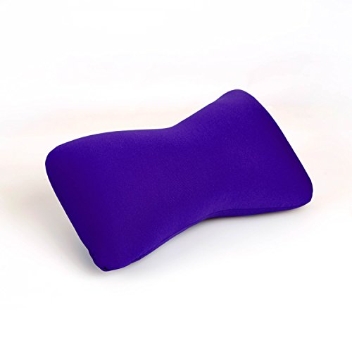 Product Cover Cushie Pillows 11 inches x 8 inches x 6 inches Microbead Bolster Squishy/Flexible/Extremely Comfortable Pillow - Purple