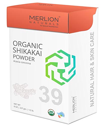 Product Cover Organic Shikakai Powder by Merlion Naturals | Acacia concinna | 227gm/ 8OZ/ 1/2lb | USDA NOP Certified 100% Organic