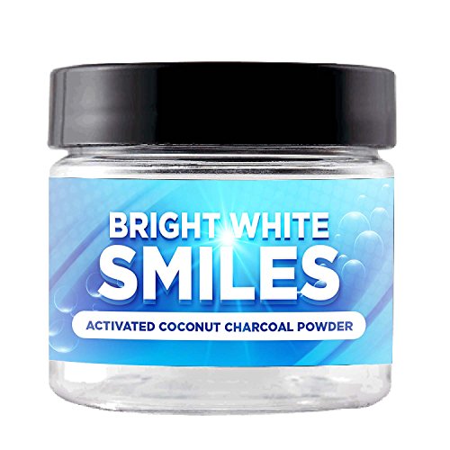 Product Cover Bright White Smiles Natural Teeth Whitening Activated Charcoal Powder