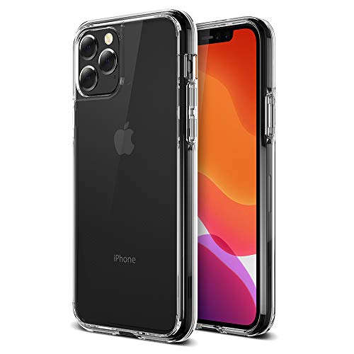 Product Cover Trianium Clarium Series Designed for Apple iPhone 11 Pro Max (2019 6.5 Inch) TPU Cushion Clear Frame iPhone 11 Pro Max Case Protection and Hybrid Rigid Backing Cover - Clear