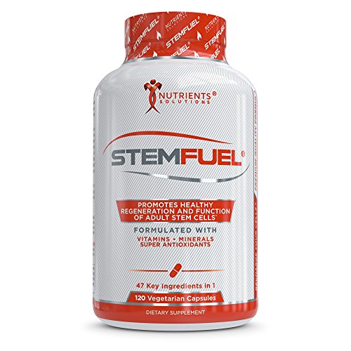 Product Cover STEMFUEL - Advanced Cell, Brain, Anti-Aging and Deep Immune System Support Supplement with Daily Multivitamins for Men and Women - Promotes Healthy Energy, Focus, and Cognitive Function - 120 Veg Caps