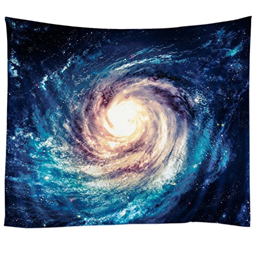 Product Cover  Wall Tapestry Wall Hanging Galaxy Tapestry Sky Tapestry Space Tapestry 3D Milky Way Tapestry Hippie  Mandala Bohemian Tapestry Living Room Bedroom Space Decor