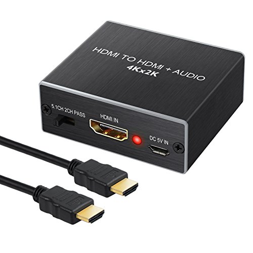 Product Cover Proster HDMI Audio Extractor Converter HDMI to Optical Toslink SPDIF with 1M HDMI 1.4 Cable and 3.5mm Stereo Audio Splitter Adapter Support 4K x 2K 3D