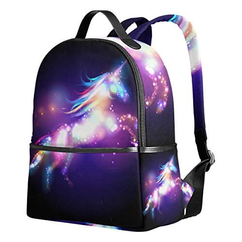 Product Cover JSTEL Unicorn Magic Stars School Backpack 1th 2th 3th Grade for Boys Teen Girls