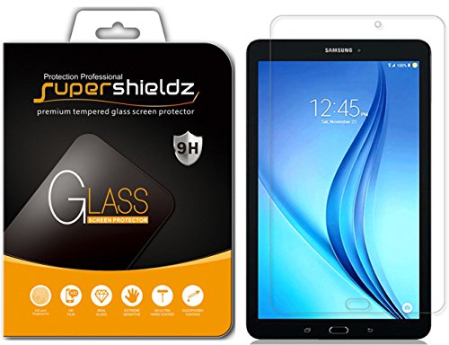 Product Cover (2 Pack) Supershieldz for Samsung Galaxy Tab E 8.0 inch Screen Protector, (Tempered Glass) Anti Scratch, Bubble Free