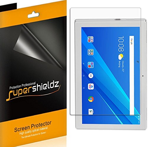 Product Cover (3 Pack) Supershieldz for Lenovo Tab 4 10 (10.1 inch) Screen Protector, High Definition Clear Shield (PET)