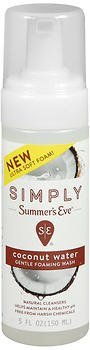 Product Cover Simply Summer's Eve Gentle Foaming Wash Coconut Water - 5 oz, Pack of 2