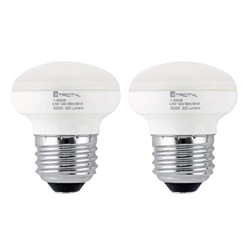 Product Cover R14 LED Light Bulb, 4.5w (40w Equivalent), Dimmable, 300 Lumens, 3000k Soft White, E26 Medium Base, RoHS Compliant (Pack of 2)
