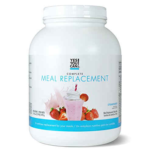 Product Cover Yes You Can! Complete Meal Replacement, Up to 2 Meals a Day, Helps Lose Weight - Sustituto de Comida Completo con Proteína para Perder Peso 30 Servings, 3.24 Lb - (1470 g), Strawberry Flavor