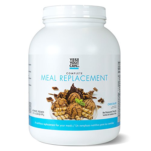 Product Cover Yes You Can! Complete Meal Replacement, Up to 2 Meals a Day, Helps Lose Weight - Sustituto de Comida Completo con Proteína para Perder Peso 30 Servings, 3.26 Lb, Chocolate Flavor