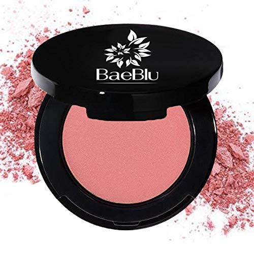 Product Cover BaeBlu Organic Blush 100% Natural Pressed Mineral Powder, Made in the USA, Petal