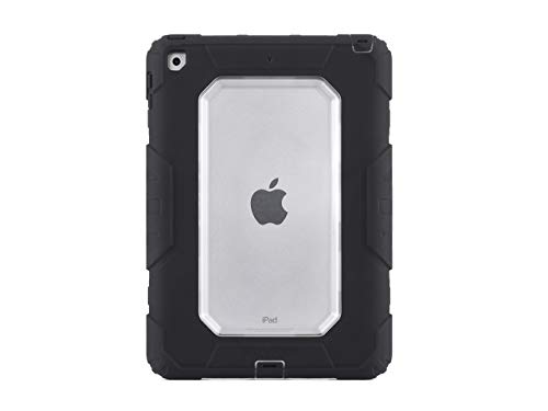 Product Cover Griffin Technology iPad 9.7 (2017) Rugged case, Survivor All-Terrain with Stand, 4 Layers of Protection, 8ft Drops, Black/Clear