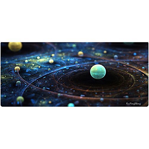 Product Cover ruifengsheng Extended Gaming Mouse pad XXL Mouse mat Large Mouse pad Non-Slip Professional Precision Tracking Surface (31.5