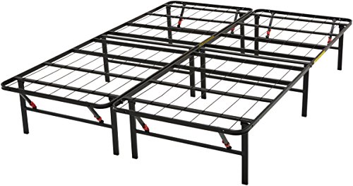 Product Cover AmazonBasics Platform Foldable Steel Bed Frame, Black, Queen