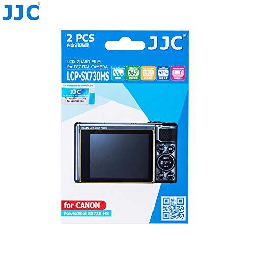 Product Cover JJC 2PCS PET Film Screen Protector for Canon Powershot SX730 HS SX730HS SX740 HS SX740HS Digital Camera