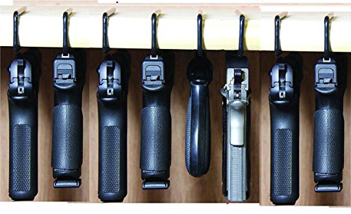 Product Cover Gun Storage Pack of 8 Original Handgun Hangers (Hand Made in USA) (8 Hangers)