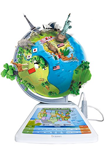 Product Cover Oregon Scientific SG268R Smart Globe Adventure AR Educational World Geography Kids - Learning Toy