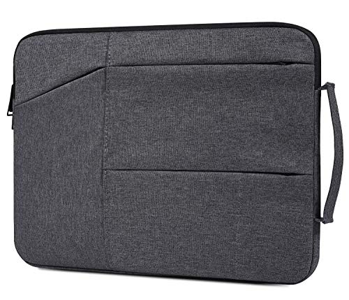 Product Cover 11.6 Inch Waterproof Laptop Briefcase Fit Acer R 11 Chromebook, Samsung Chromebook 3, DELL 11.6 Chromebook, Surface Pro 7/6, DELL ASUS HP Lenovo Chromebook 11.6 Protective Notebook Bag, Space Grey