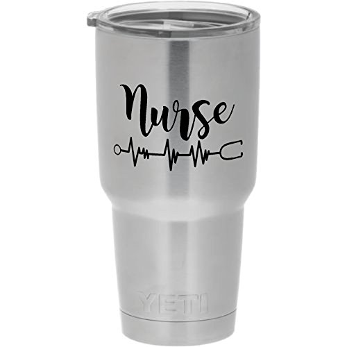 Product Cover Epic Designs Cups drinkware Tumbler Sticker - #3 Nurse - Funny Cool Sticker Decal