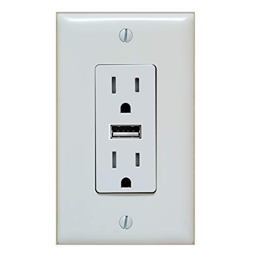 Product Cover 25 pack- Fake Outlet PREMIUM Stickers glossy with uv coating Prank - Airport Wall Sockets - including fake USB port