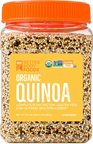 Product Cover Organic Quinoa, Vegan, Non-GMO Grain with Protein, Fiber, and Iron (1.5 lbs.)