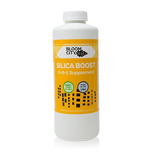 Product Cover Liquid Silica Boost Fertilizer and Supplement by Bloom City, Quart (32 oz) Concentrated Makes 180 Gallons