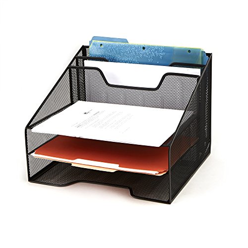 Product Cover Mind Reader MESHBOX5-BLK Mesh Organizer Storage, Black