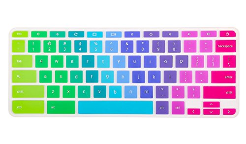 Product Cover Keyboard Cover Skin Compatible Acer Chromebook R 11 CB5-132T CB3-131, Acer Chromebook R 13 CB5-312T,Acer Premium R11, Acer Chromebook 14 CB3-431 CP5-471,Acer Chromebook 15 CB3-531 CB5-571 C910,Rainbow