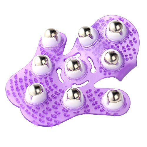 Product Cover Massage Glove,Palm Shaped Body Massager Roller Ball Muscle Pain Relief Random Color
