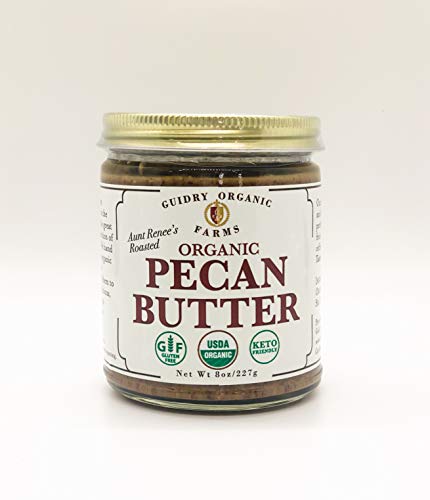 Product Cover USDA Certified Organic Pecan Butter, Handmade, Small batches, Keto Friendly, Gluten Free, All Natural, made of Organic Pecans, and Sea Salt , no other additives! NO SUGAR ADDED