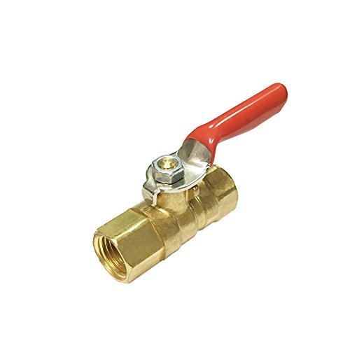 Product Cover Nigo Industrial Co. AN00 Series Forged Brass Inline Mini Ball Valve, 1/4
