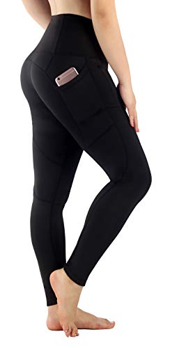 Product Cover Flatik Women's Yoga Capri Leggings Workout Pants Active Leggings with Side Pocket
