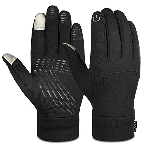 Product Cover Vbiger Unisex Winter Warm Gloves Touch Screen Gloves Outdoors Sport Gloves Running Cycling Gloves for Men Women (M